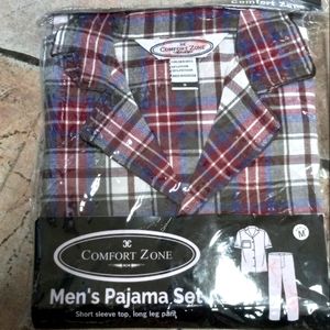 Pajamas foe Men Plaid Print